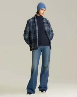TARTAN CASHMERE OVERSHIRT