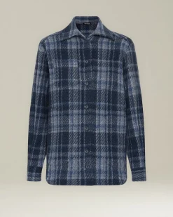 TARTAN CASHMERE OVERSHIRT