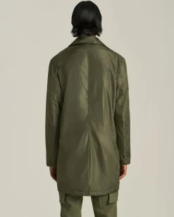 TECHNICAL FABRIC TRENCH COAT