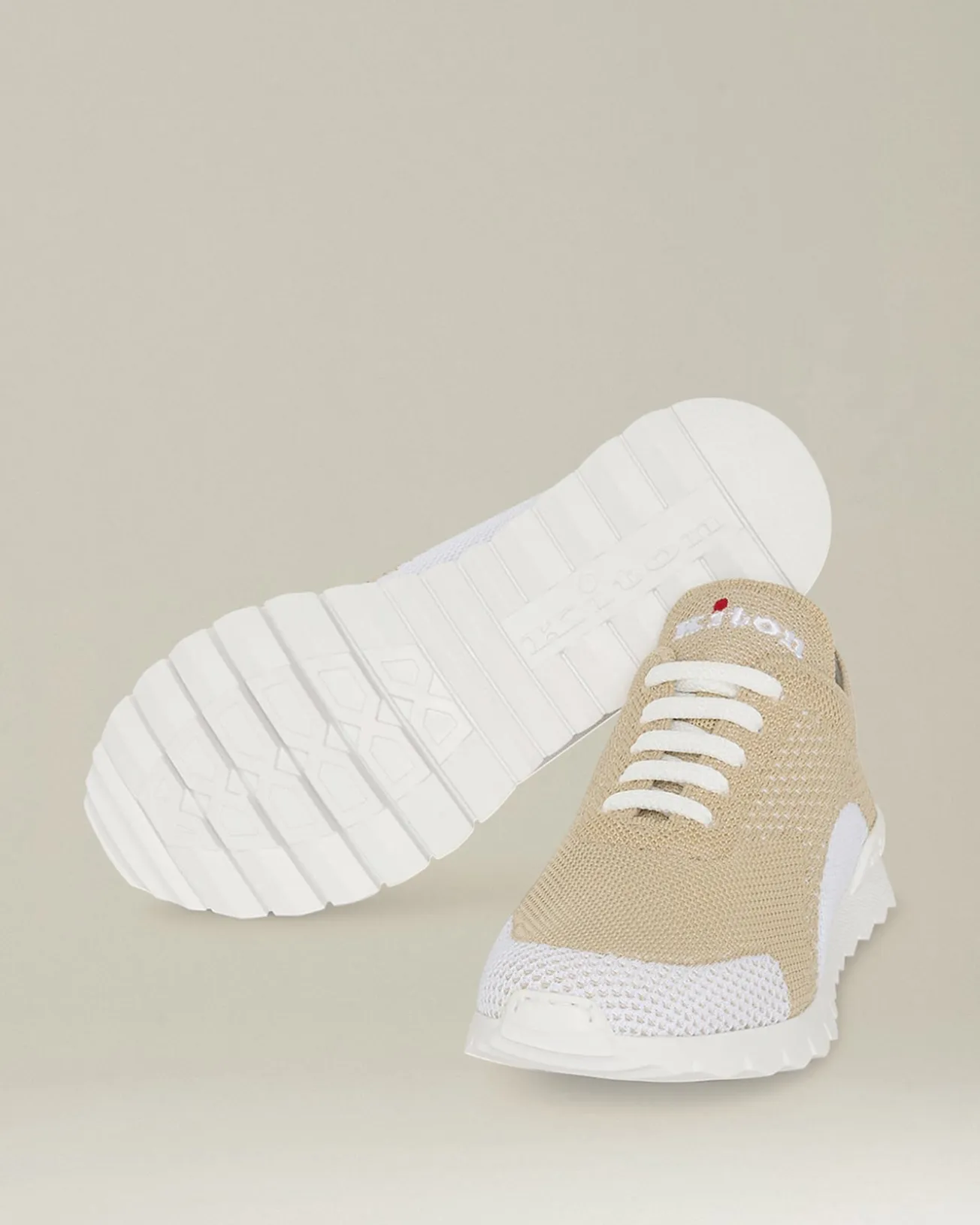 TWO-TONE KNIT FIT SNEAKERS