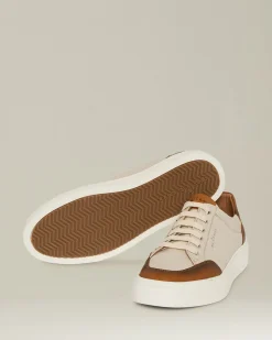 URBAN SNEAKERS WITH LEATHER INSERTS