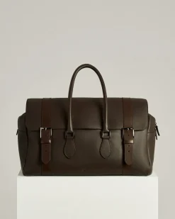 WEEKEND HOLDALL DARK BROWN CALFSKIN
