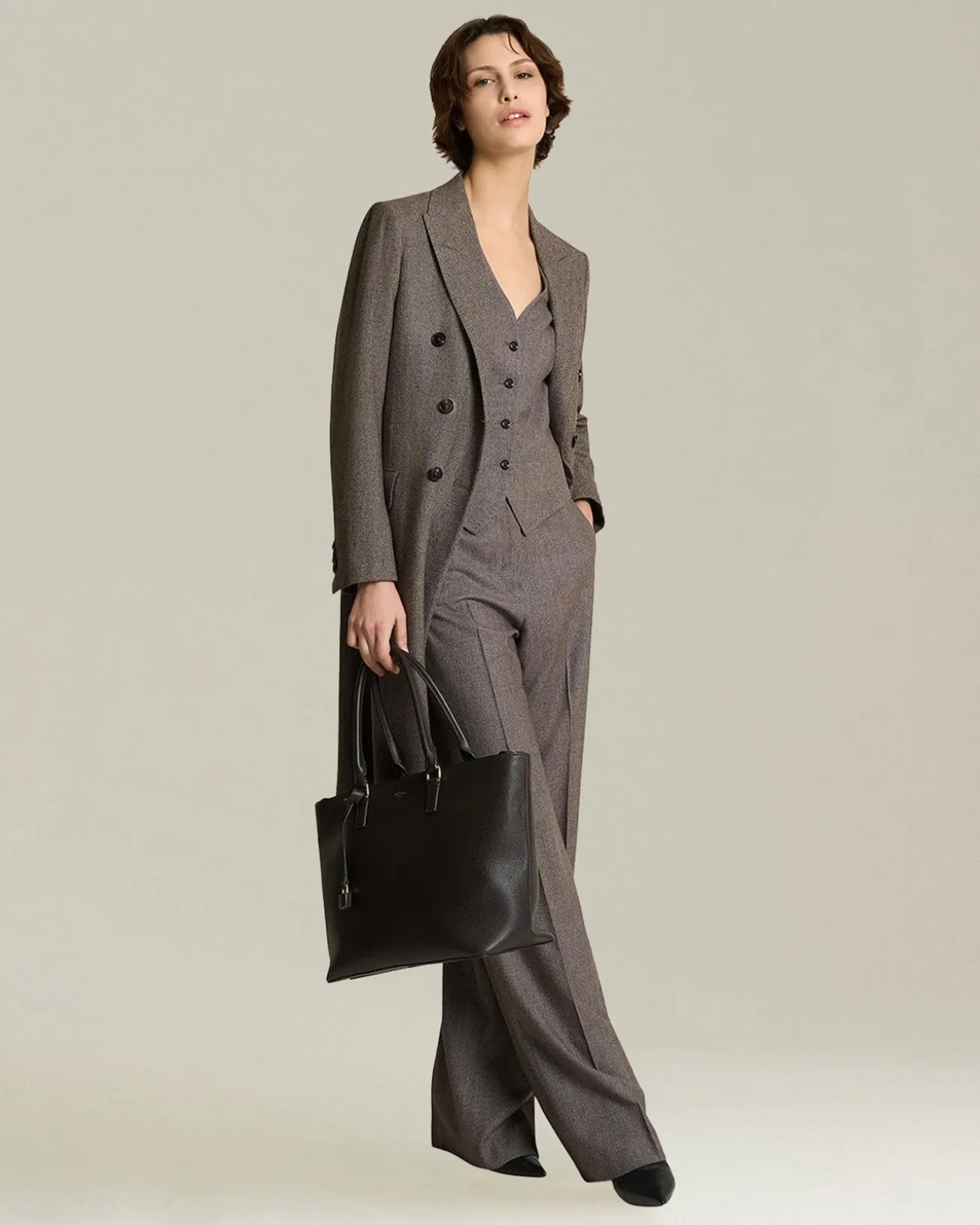 WOOL AND CASHMERE TROUSERS
