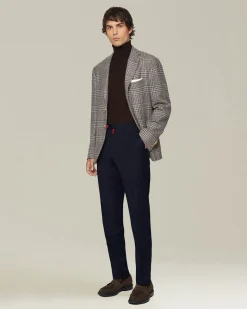 WOOL CHINO TROUSERS