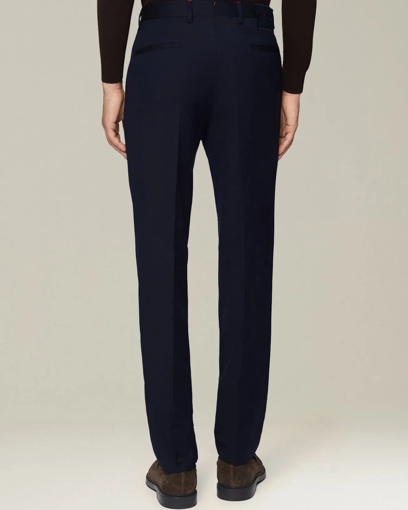 WOOL CHINO TROUSERS