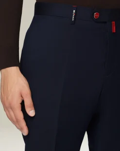 WOOL CHINO TROUSERS
