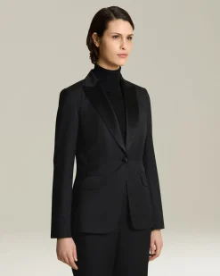 WOOL TUXEDO JACKET
