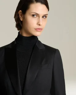 WOOL TUXEDO JACKET