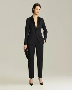 WOOL TUXEDO JACKET